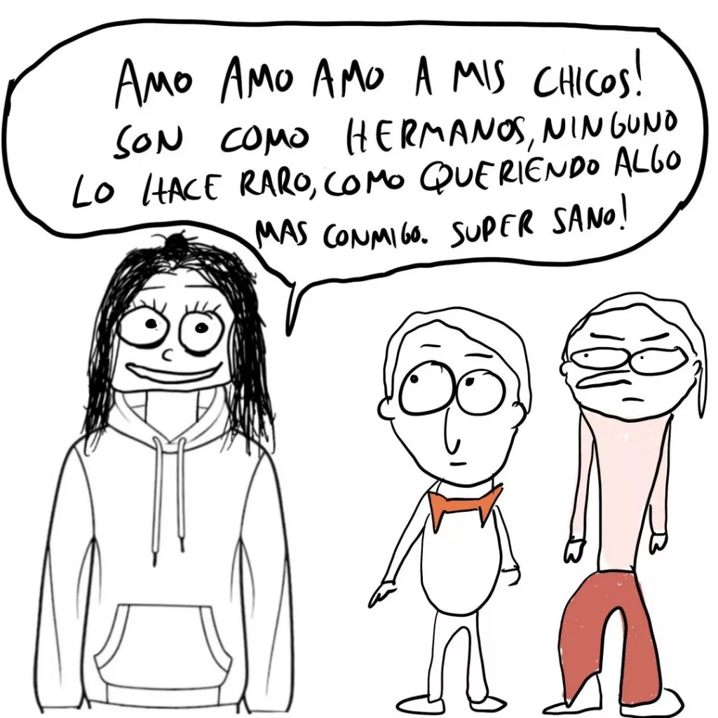 una de los chicos